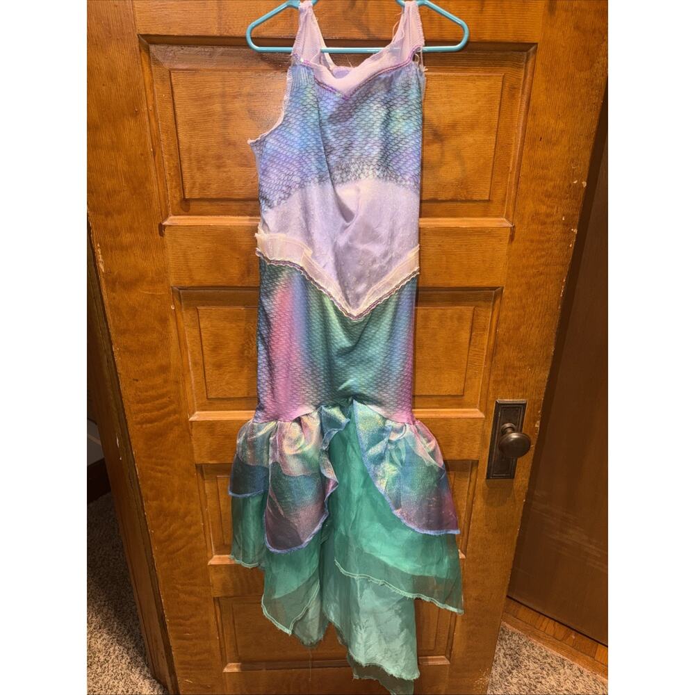 Disney Little Mermaid Princess Ariel Costume Size Medium 7 8 Well Loved And Used